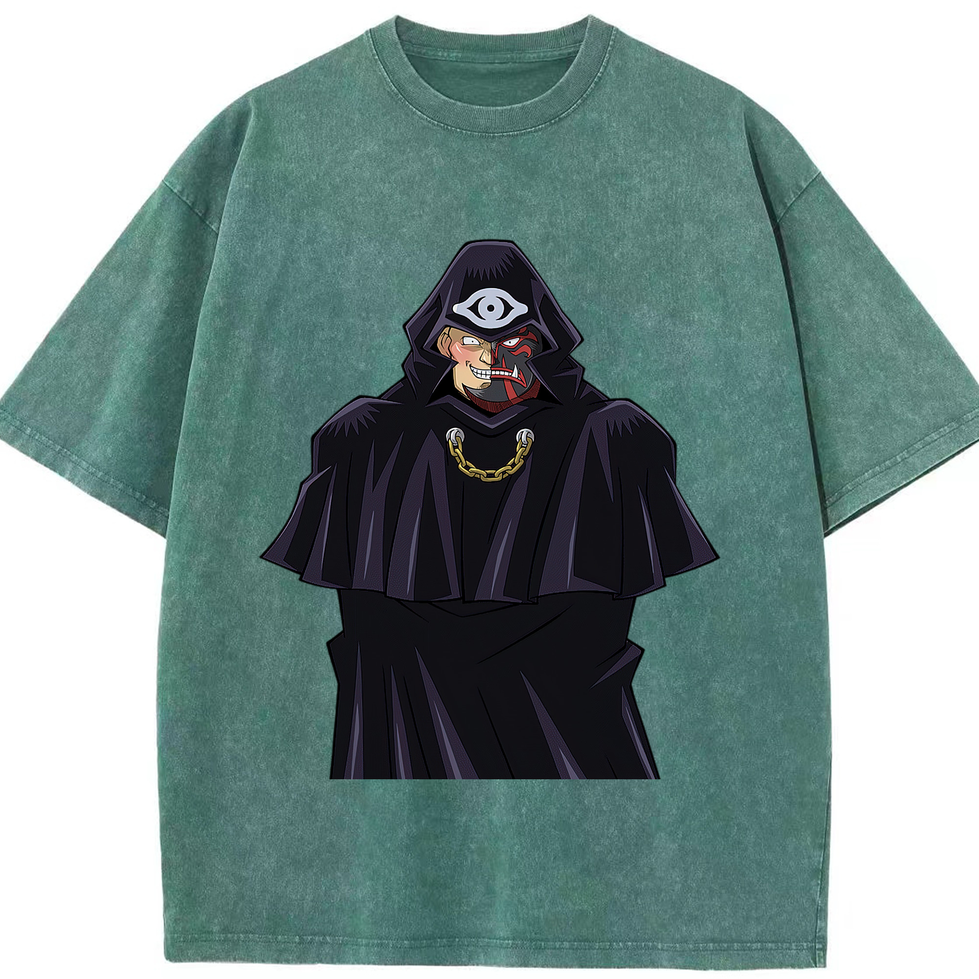 （画像用） 遊☆戯☆王 Yu-Gi-Oh! 綿100% ヴィンテージ風 半袖Tシャツ（フロントプリント）